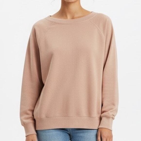 Mate The Label Size 3X Rose Pink Organic Terry Sweatshirt New With Tags - Picture 1 of 11